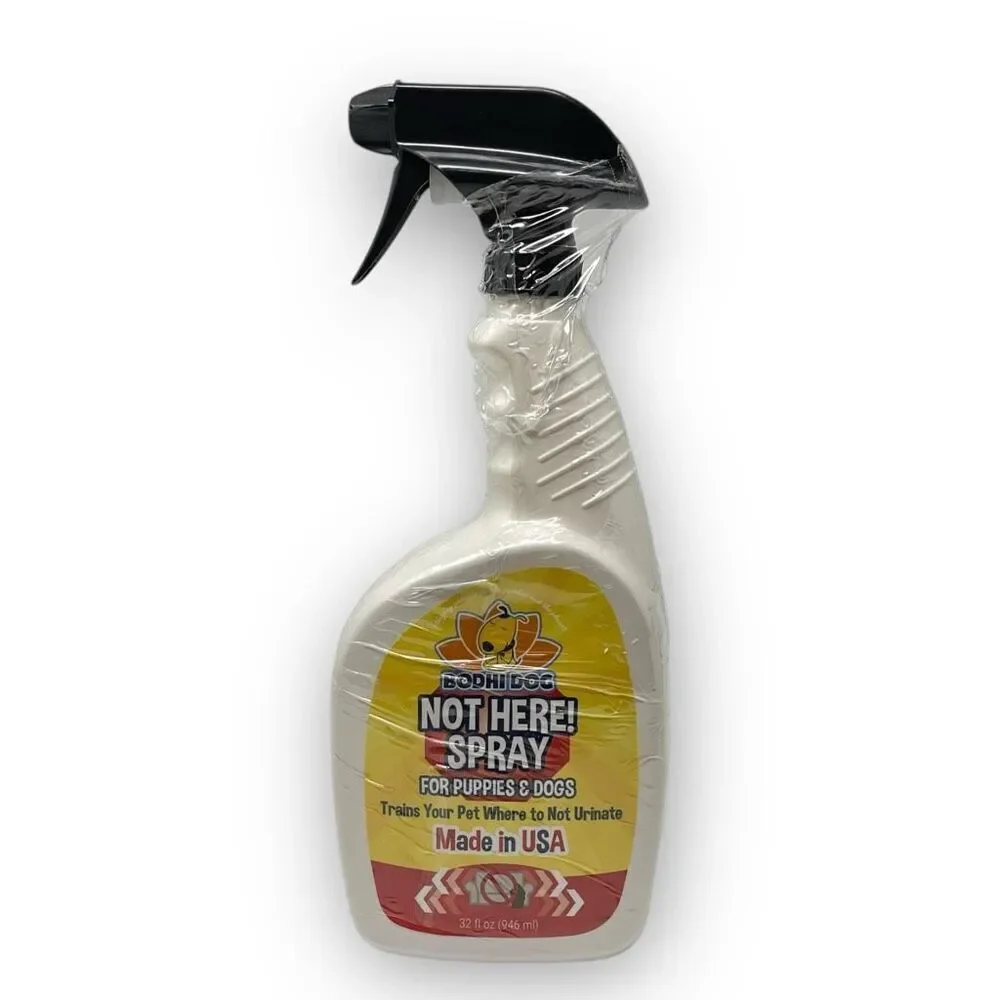 Bodhi Dog Not Here! Pet Training Spray No Remarking 32 oz Spray Bottle New